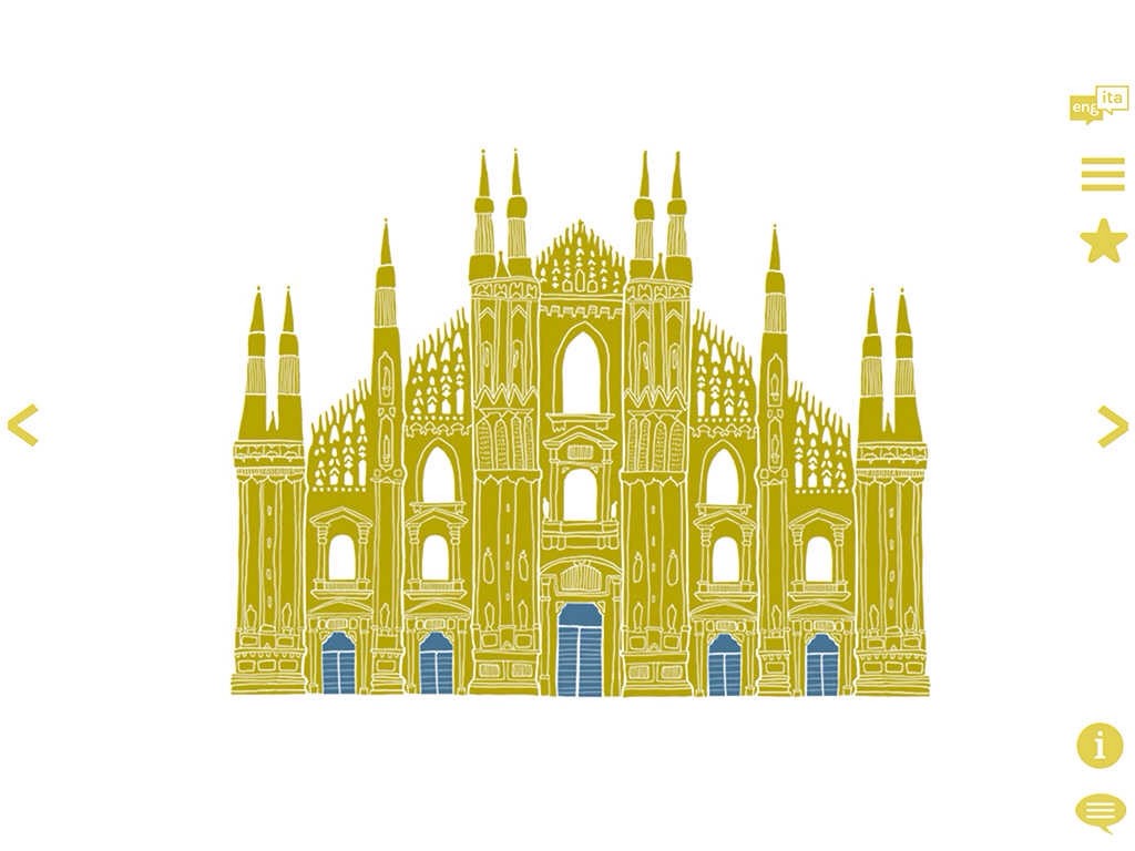 art stories kids app on the milan cathedral, the duomo of milan