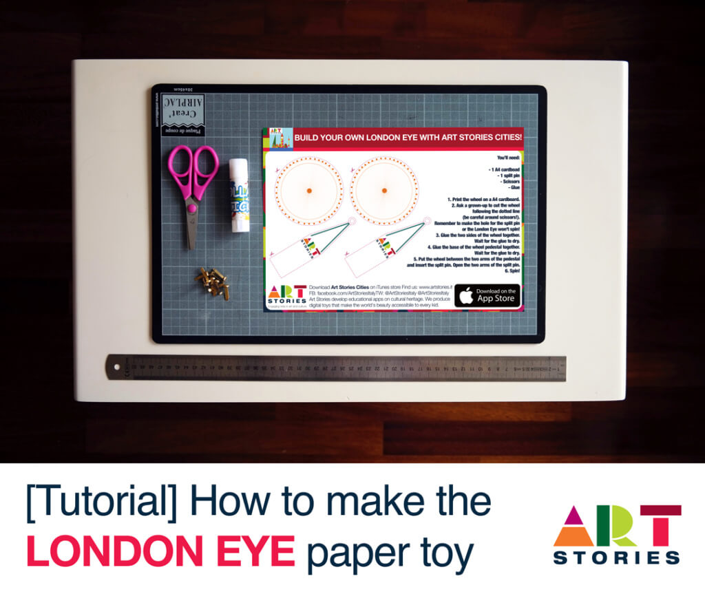 London Eye Paper Toy Tutorial