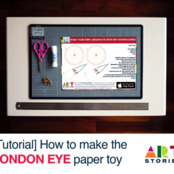 London Eye Paper Toy Tutorial